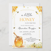 Little Honey Wildflowers Summer Arch Baby Shower Kaart (Voorkant)