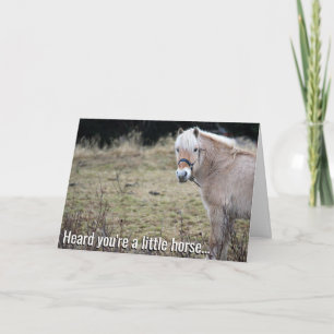 Little Horse Get Good Soon Card Kaart