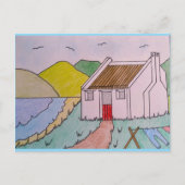 Little House bij het Zee Briefkaart (Voorkant)