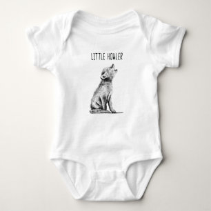 Little Howler Wolf Cub Baby Suit Romper