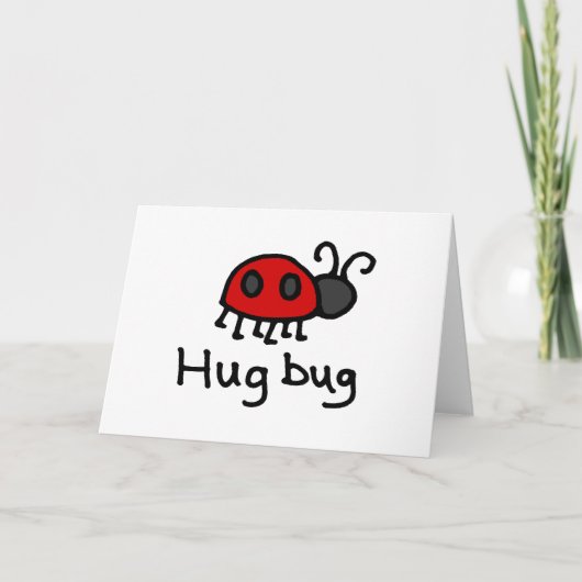 Little Hug Bug Kaart (Voorkant)