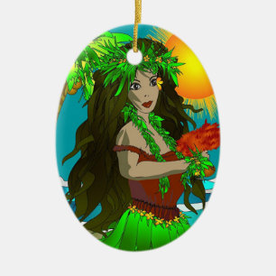 Little Hula Ornament