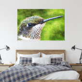 Little Hummer Canvas Afdruk (Insitu (Slaapkamer))