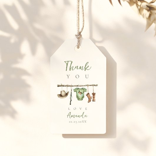 Little Hunter-Baby shower Cadeaulabel