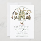 Little Hunter Baby Shower Uitnodiging (Voorkant)