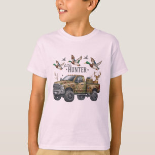 Little Hunter Camo Truck – Eenden, Herten & Outdoo T-shirt