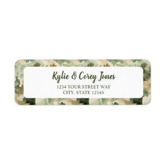 Little Hunter Duck Deer Hunting Camo Boy Etiket