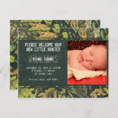 Little Hunter | Faire-part de naissances (Devant / Derrière)