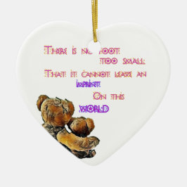 Little Imprints Heart Ornament