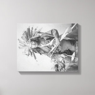 "Little" - Instigator van de Indische Revolt op Canvas Afdruk