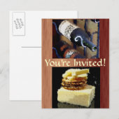 Little Italy Invitation Uitnodiging Briefkaart (Voorkant / Achterkant)