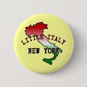 Little Italy New York Ronde Button 5,7 Cm