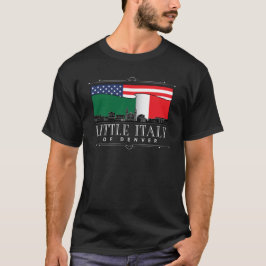 Little Italy van Denver Classic Logo BLACK T-shirt