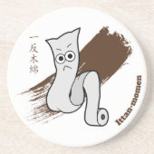 Little Ittan-momen Yokai Zandsteen Onderzetter (Voorkant)