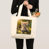 Little Kat Love: Schattigee Canvas tas (Voorkant (product))