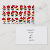 Little KerstCarolers Visitekaartje (Voorkant / Achterkant)