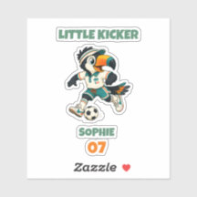 Little Kicker Aangepaste Toekan Voetbal Mascotte