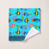 Little Kids Ocean Fish Motif (Gant de toilette)