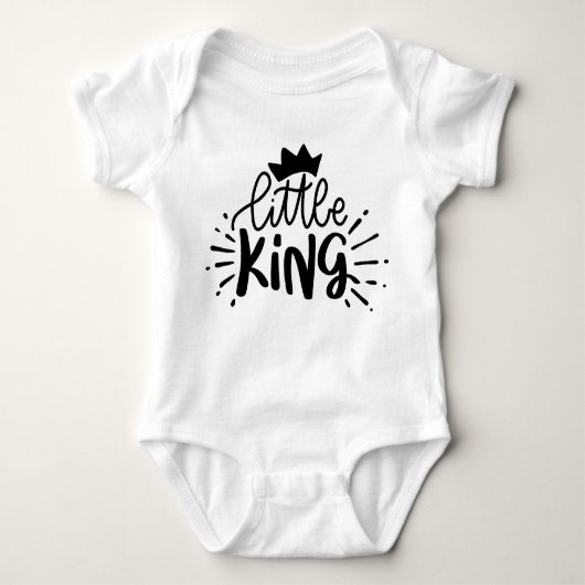 Little King Funny Humor Bodysuit One-stuks (Voorkant)