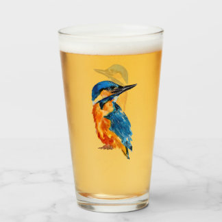 Little Kingfisher Bird Glas