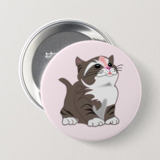 Little Kitten Button (Voorkant /achterkant)