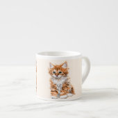 Little Kitten Espresso Cup Kop (Voorkant rechts)