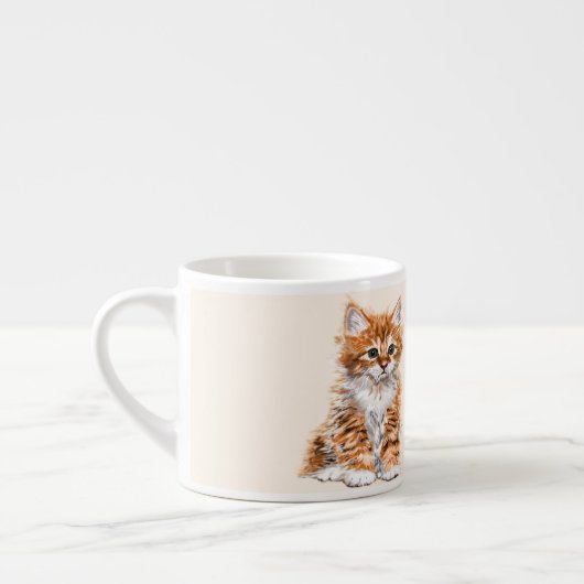 Little Kitten Espresso Cup Kop (Links)