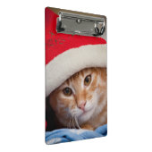 Little Kitten in Red kerstPet Mini Klembord (Schuin)