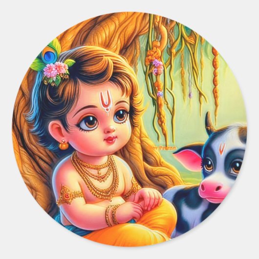 Little Krishna Sticker Collectie (Voorkant)