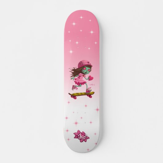 Little L Zombie Girl Skateboard (Devant)