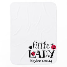 Little Lady  Baby Blanket