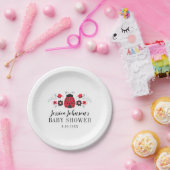 Little Lady Ladybug Baby shower Papier Bord (Feest)
