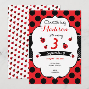 Little Lady Ladybug Birthday Elke Legepoka Dot Kaart