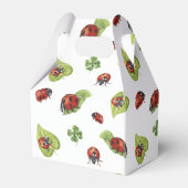 Little Lady Ladybug Birthday Party, elke leeftijd Bedankdoosjes (Achterkant)