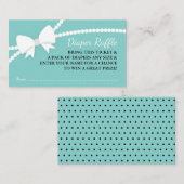 Little Lady Luier Raffle Ticket Informatiekaartje (Voorkant / Achterkant)