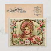Little Lady  Reproduction Briefkaart (Voorkant / Achterkant)