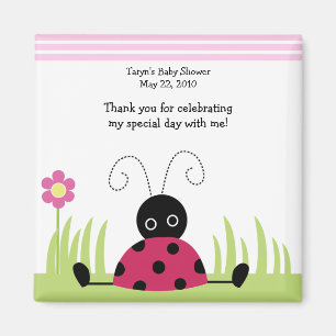 Little Ladybug Baby shower/Birthday Favor Magnet Magneet