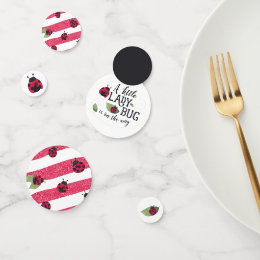 Little Ladybug Baby shower Confetti (Groep)