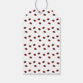 Little Ladybug Baby shower Dank je wel Favor Cadeaulabel (Achterkant)