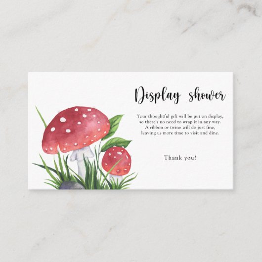 Little ladybug - carte de douche d'affichage (Devant)