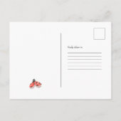 Little Ladybug | Invitation Baby shower de printem (Dos)