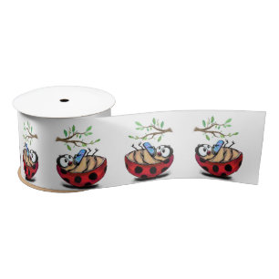 Little Ladybug met Phone Ribbon Spring Lint