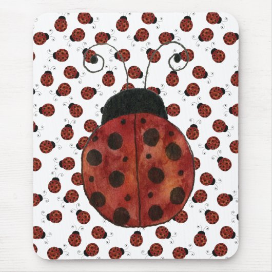 Little Ladybug Mousepad Muismat (Voorkant)