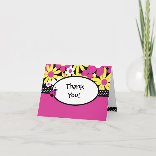 Little Ladybug Thank You Note (Devant)