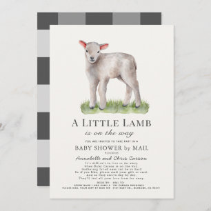 Little Lamb Baby shower by Mail Kaart