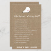 Little Lamb Baby shower Game PRINED (Voorkant / Achterkant)