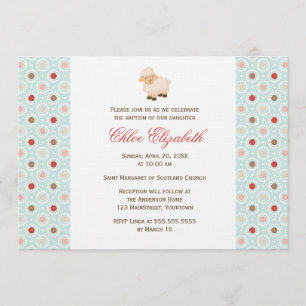 Little Lamb Baptisme Kaart