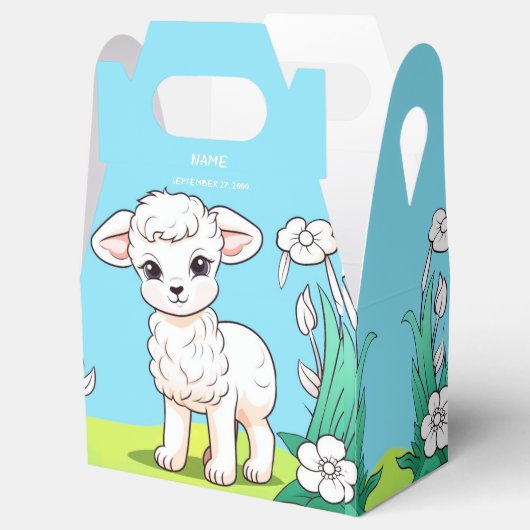 Little Lamb Favoriete Box Bedankdoosjes (Geopend)