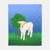 Little Lamb Fleece Deken (Voorkant)