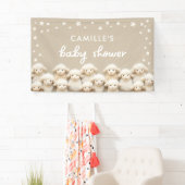 Little Lamb Gender Neutral Baby shower Spandoek (Insitu)